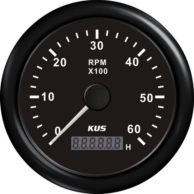 KUS Tachometer (6000RPM) and Digital Hourmeter