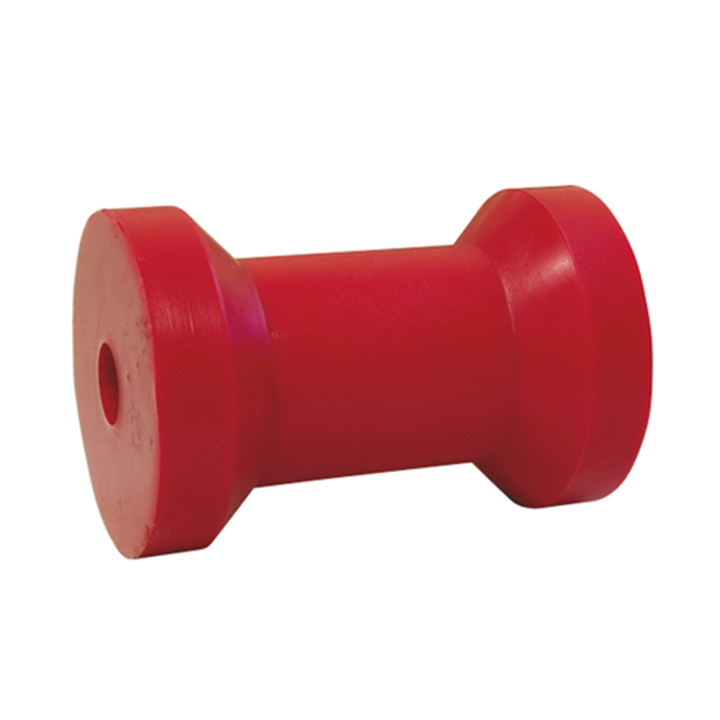 4 1/2` Keel Roller Red 17mm Bore