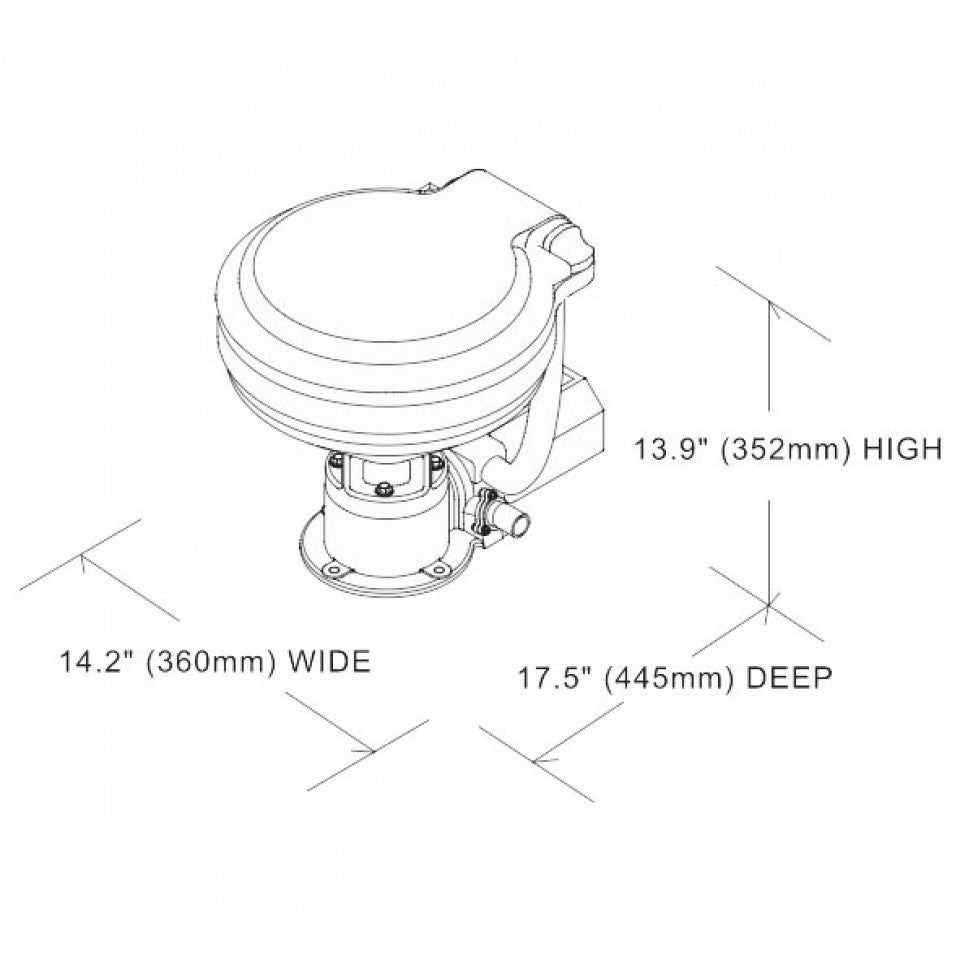 12V Electric Toilet/Soft Close Seat