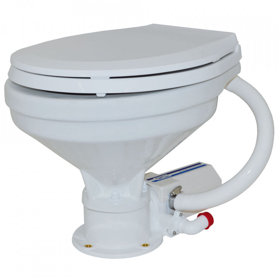 12V Large Bowl Electric Toilet/Soft Close Seat
