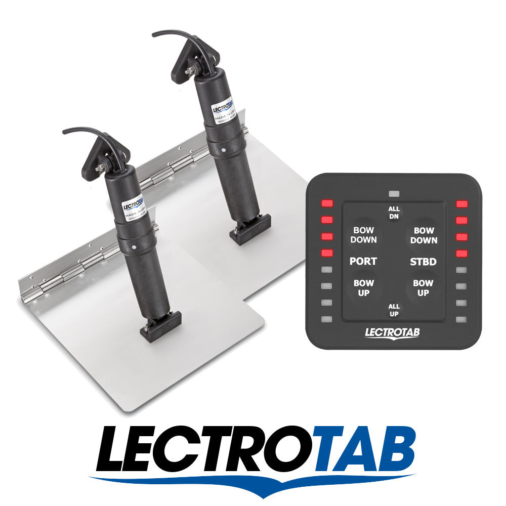 Lectrotab One Touch Switch Kit Stainless Steel Trim Tabs