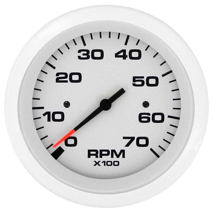 Tachometer  7000 Rpm. White
