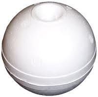 Round White Foam Float
