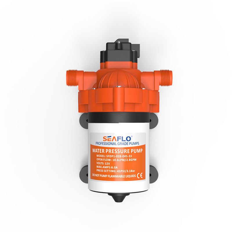 SEAFLO 11.6L/M Diaphragm Water Pressure Pump Series 33 - Top Facing