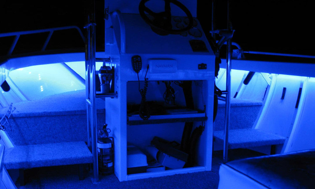LED Boat Light Kit White & Blue