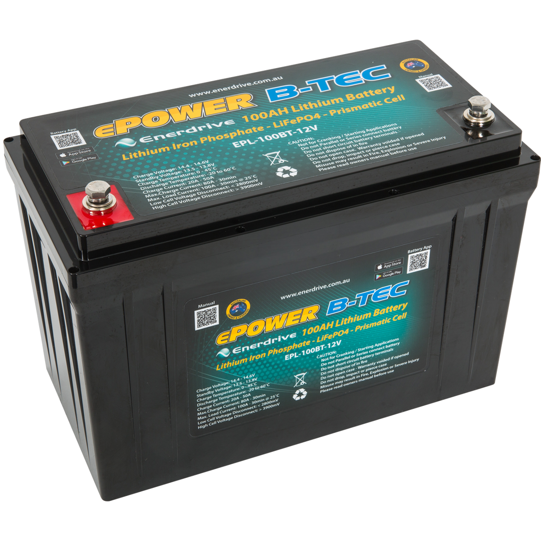 ePower B-Tec 12V 100Ah Lithium Battery