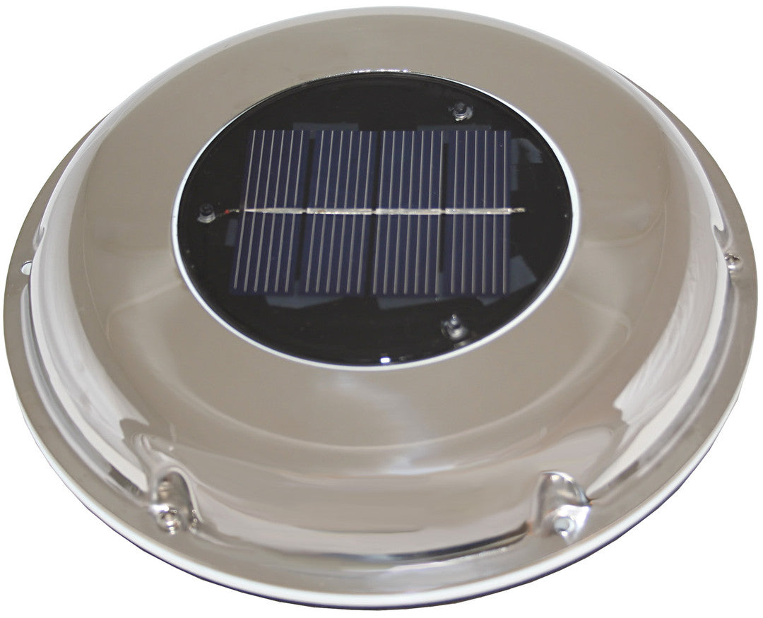 Solar Exhaust Vent - Stainless Cover