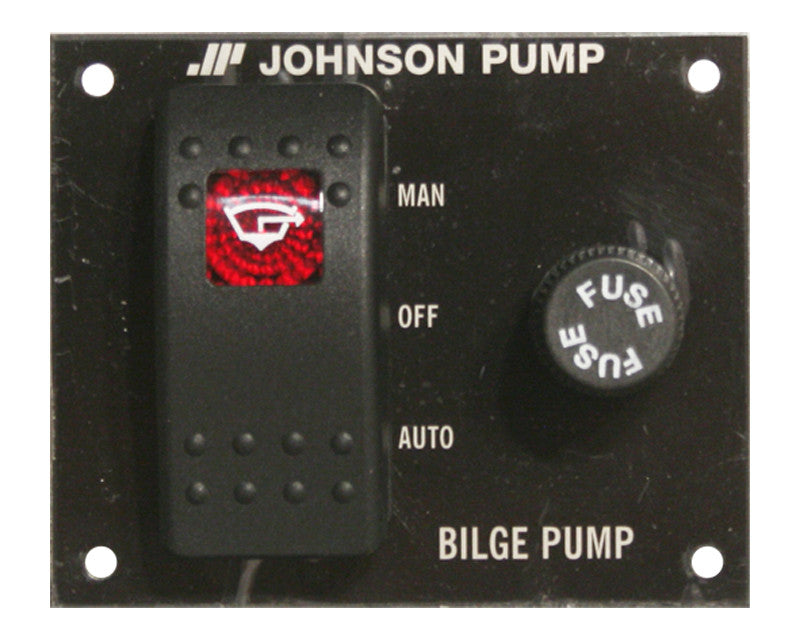 Johnson Bilge Pump 3 Way Switch Panel 12V