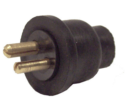 2 Pin Plug Only Rubber Boot