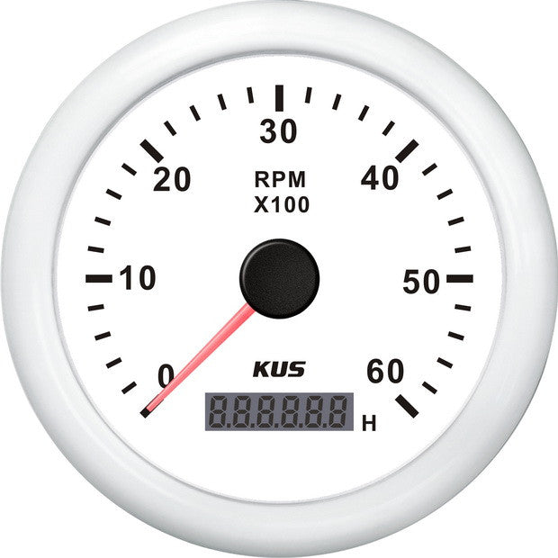 KUS Tachometer (6000RPM) and Digital Hourmeter