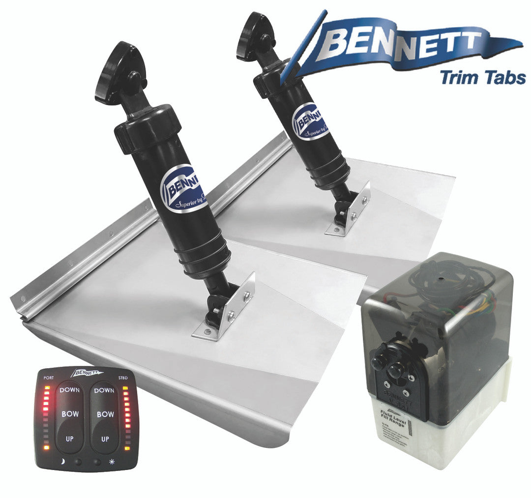 Bennett Trim Tabs Sport Tabs M80 + EIC Switch