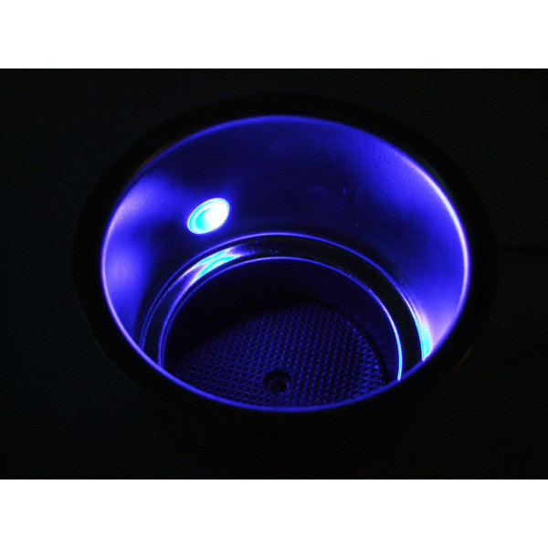 Drink Holder Stainless Steel with Blue LED