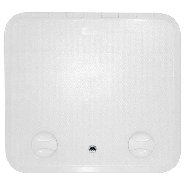 Europa Access Hatch with Lock White