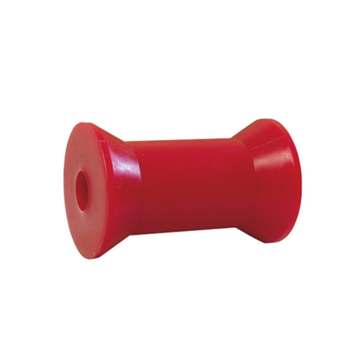 4` Keel Roller Red 17mm Bore