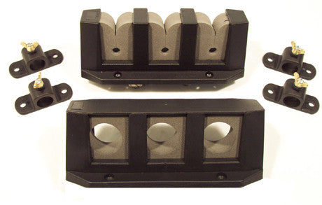 3 Rod Storage Holder - Vertical with Brackets