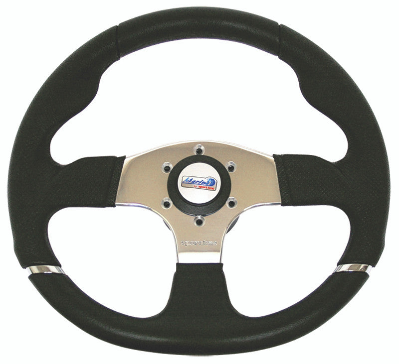 Sportline Runner Steering Wheel with Silver Inserts