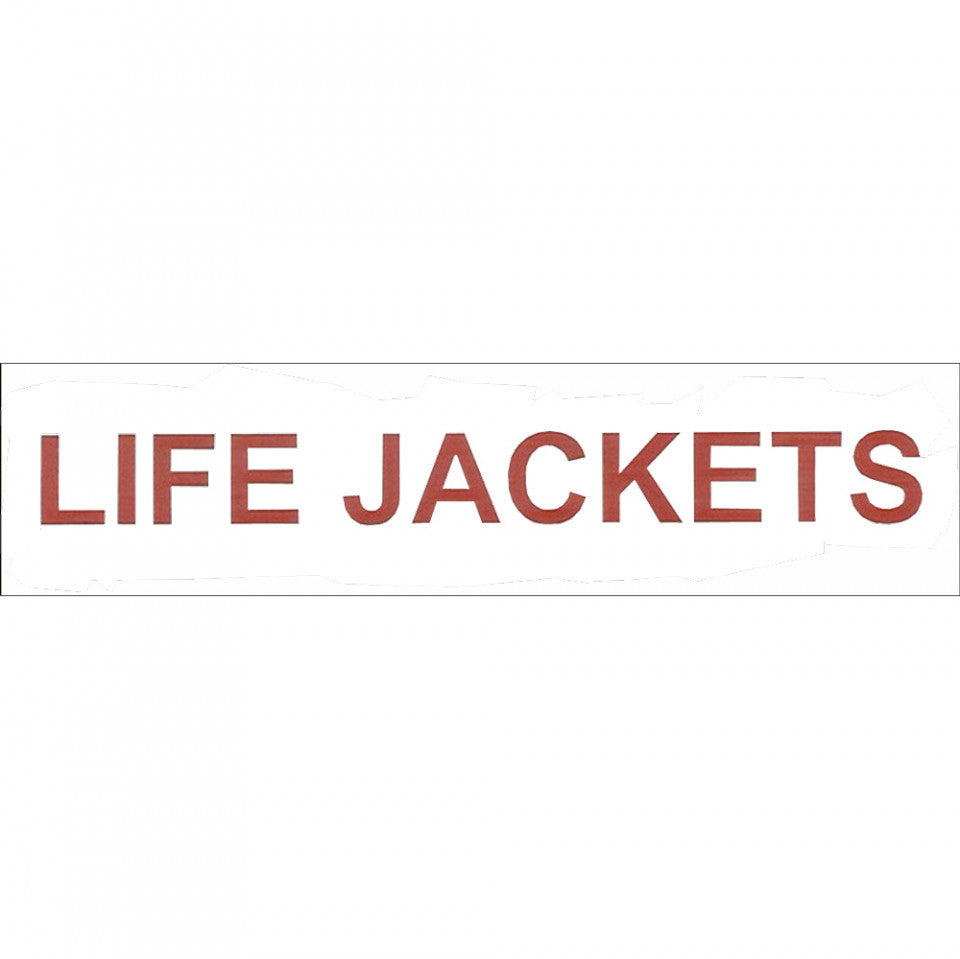 Safety Life Jacket Sign