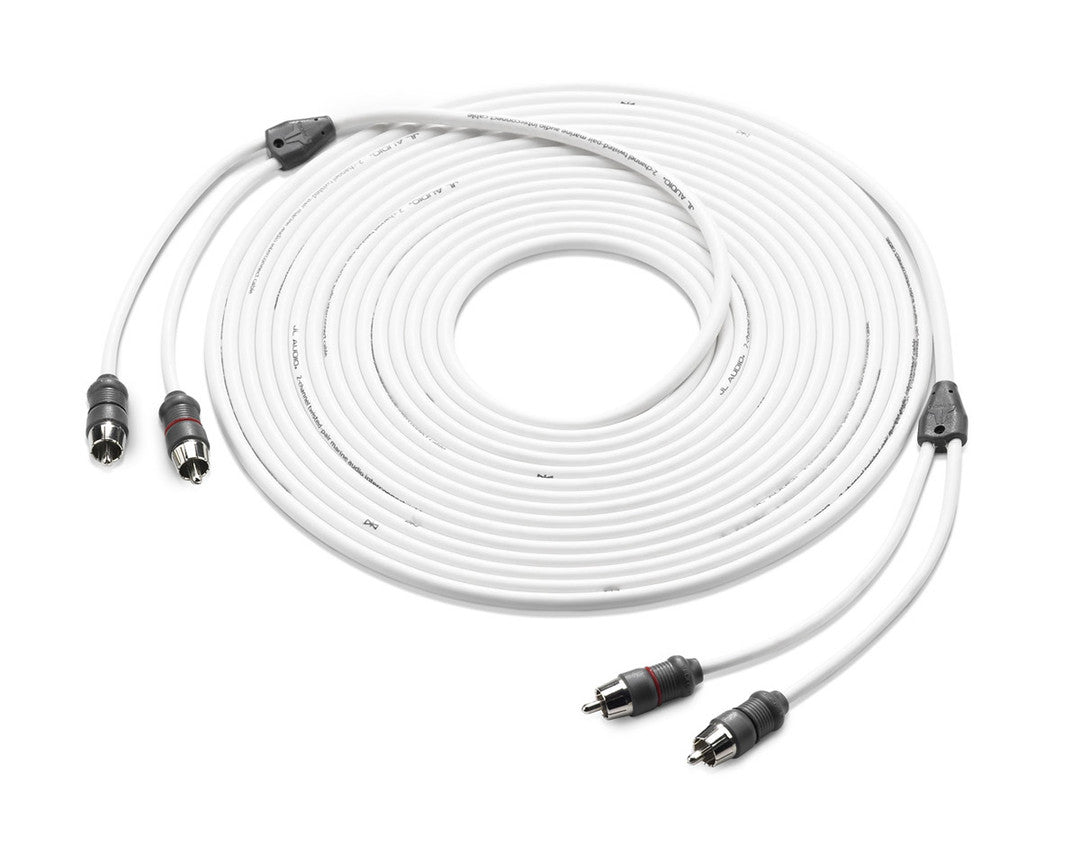 2-Channel, 25 ft (7.62 m) Marine Audio Interconnect (XMD-WHTAIC2-25)
