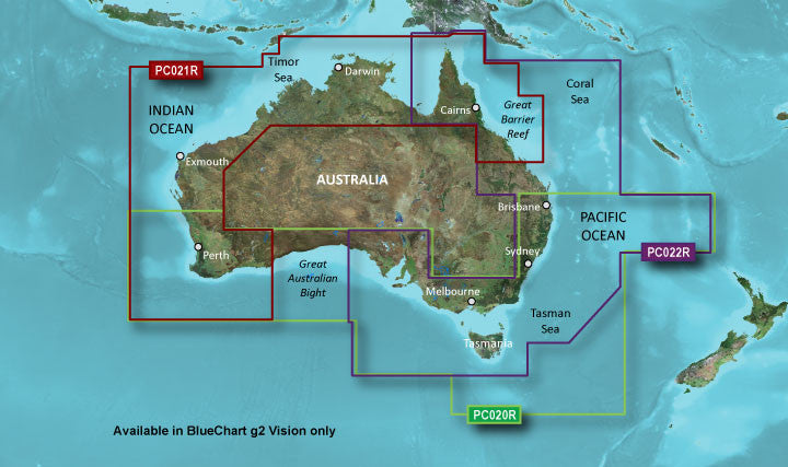 BlueChart g3 Vision microSD - East Coast Australia