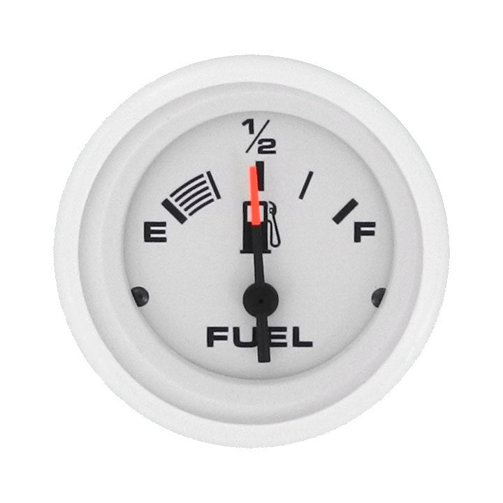 Fuel Level Gauge White