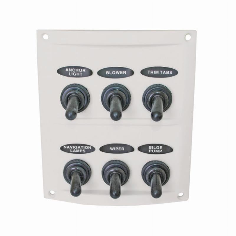 Splashproof Switch Panel White